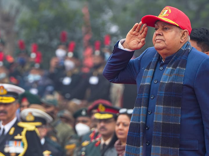 The National Cadet Corps' Republic Day camp was officially opened by Vice President Jagdeep Dhankhar on Saturday. He urged the cadets to contribute to the development of an ecosystem that keeps the nation first. (Image Source: PTI)