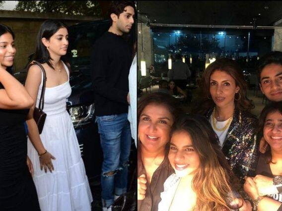 Suhana Khan Agastya Nanda: Are SRK's daughter Suhana Khan and Agastya Nanda in love? Suhana Khan Agastya Nanda: શું SRKની દીકરી સુહાના ખાન અને અગસ્ત્ય નંદા પ્રેમમાં? 