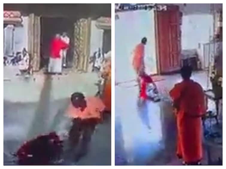Viral Video Karnataka women dragged beaten pilling their hair in karnataka temple Viral Video : சாமி கும்பிடச் சென்ற தலித் பெண்! முடியை பிடித்து இழுத்து கோயிலில் இருந்து  வெளியேற்றிய  நிர்வாகி!