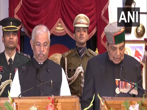 HP cabinet expansion: હિમાચલ પ્રદેશને મળ્યું નવું કેબિનેટ, વિક્રમાદિત્ય સિંહ સહિત સાત ધારાસભ્યોએ લીધા શપથ Himachal CM Sukhvinder Singh Sukhu expands his Cabinet HP cabinet expansion: હિમાચલ પ્રદેશને મળ્યું નવું કેબિનેટ, વિક્રમાદિત્ય સિંહ સહિત સાત ધારાસભ્યોએ લીધા શપથ