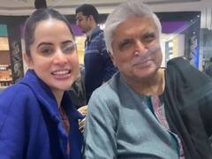 জাভেদ আখতারের সঙ্গে পোজ দিলেন উরফি, মজার ক্যাপশনে ছবি পোস্ট