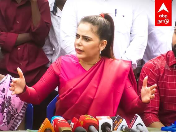 Alisha Abdullah Speech : ”காயத்ரி ரகுராமை SERIOUS-ஆ எடுத்துக்க வேண்டாம்” - அலிஷா அப்துல்லா!