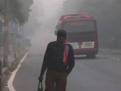 Photo : राजधानी गारठली, पारा 3 अंशावर