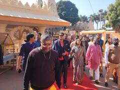 सूरीनाम के राष्ट्रपति ने लिया महाकाल का आशीर्वाद, ई-रिक्शे में बैठकर देखा महाकाल लोक