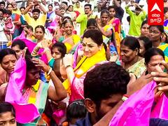 Kushboo Dance : கும்மியடித்து நடனமாடிய குஷ்பூ.. சொக்கி போன கோவை!