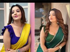 In Pics: चाळिशीतली मोनालिसा विचारते, 'लाल, हिरवा की पिवळा, कोणत्या रंगाची साडी भारी दिसते?' चाहते म्हणतात...