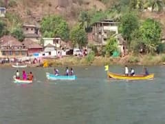 PHOTO : रायगडच्या दासगावमध्ये पारंपारिक होडी स्पर्धेचा थरार!