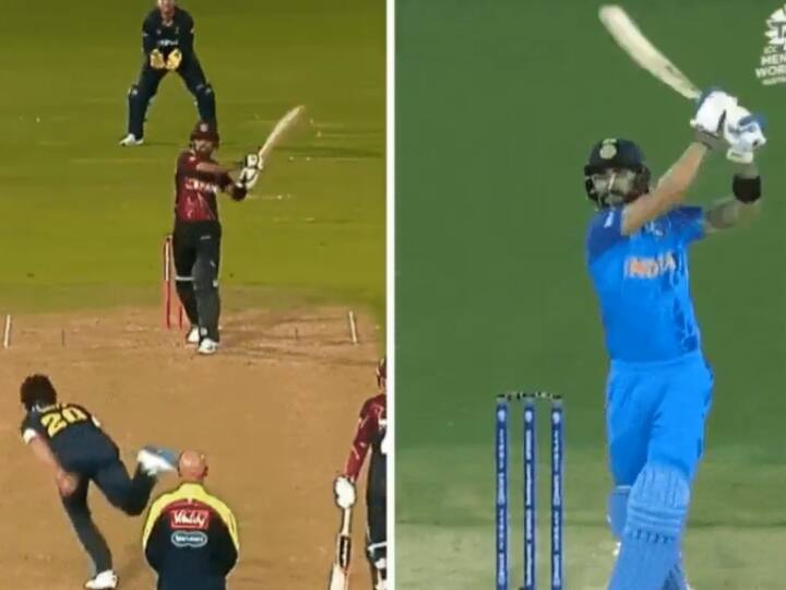 Watch: बाबर आज़म पहले ही खेल चुके थे विराट कोहली के 2022 टी20 वर्ल्ड कप जैसा शॉट? वायरल हो रहा वीडियो Did Babar Azam already play Virat Kohli's 2022 T20 World Cup-like shot see viral video Watch: बाबर आज़म पहले ही खेल चुके थे विराट कोहली के 2022 टी20 वर्ल्ड कप जैसा शॉट? वायरल हो रहा वीडियो