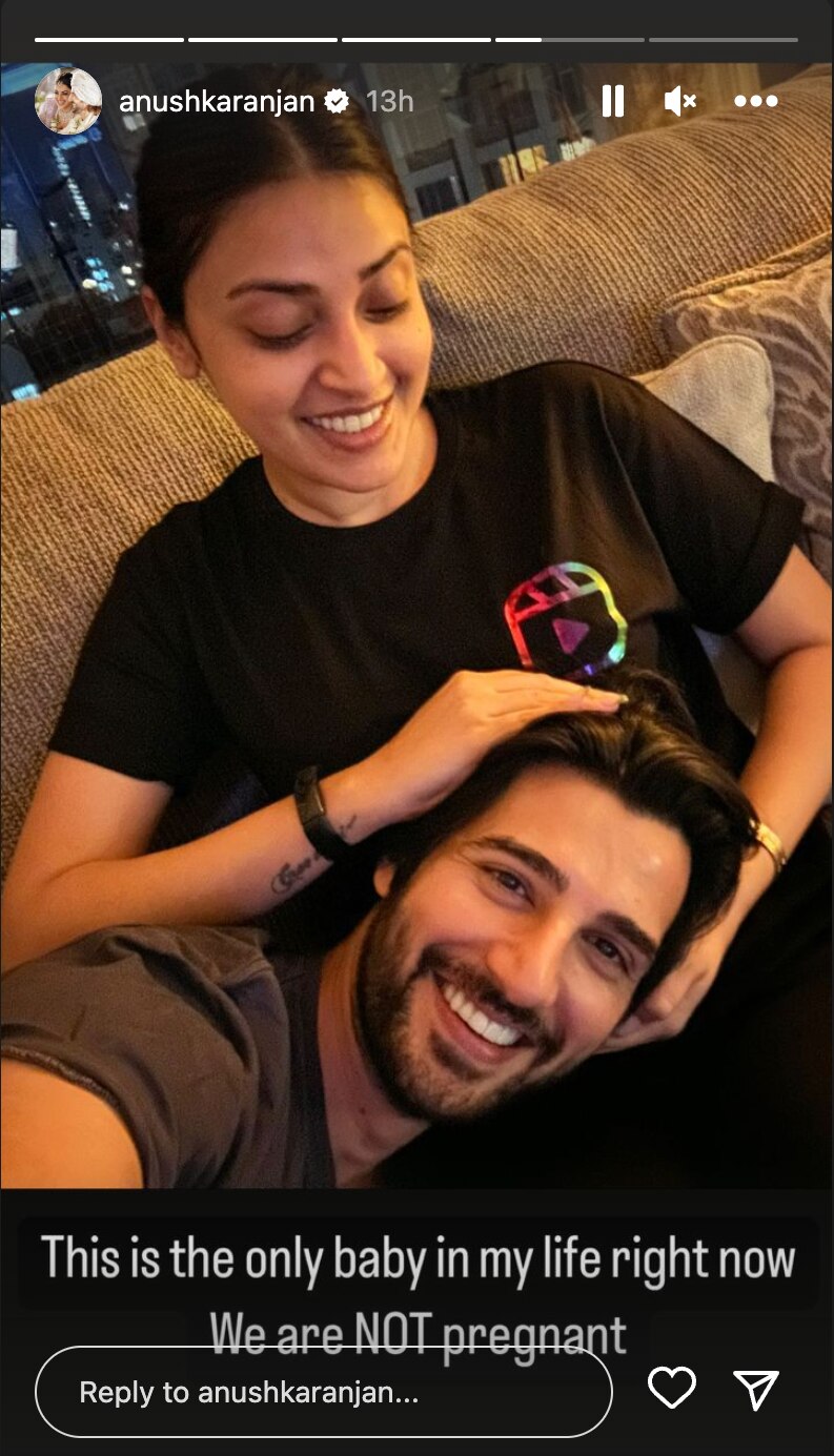 Aditya Seal And Anushka Ranjan Dismiss Pregnancy Rumours With A Cute Photo