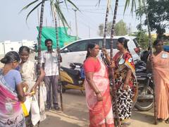 தருமபுரியில் பொங்கல் பரிசு தொகுப்பு;  நியாய விலை கடையில் தொடங்கி வைத்த ஆட்சியர்