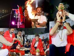 Bharat Jodo Yatra : कुरुक्षेत्र में भारत जोड़ो यात्रा, ब्रम्ह सरोवर की आरती, तस्वीरों में देखें भक्ति में लीन राहुल गांधी