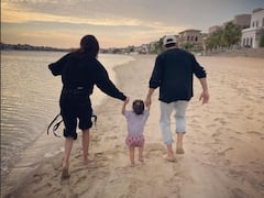 Virat Kohli Shares Pic With Anushka Sharma & Daughter Vamika At Beach