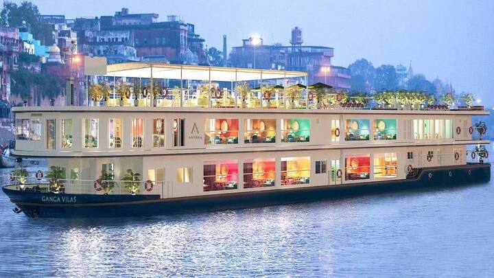 Ganga Vilas River Cruise: ભારતમાં ક્રૂઝ ટુરિસ્ટની શાનદાર શરૂઆત થવા જઈ રહી છે. દુનિયાનો સૌથી લાંબો રિવર ક્રૂઝ ટૂંક સમયમાં ભારતમાં પાણીમાં ચાલતી જોવા મળશે.