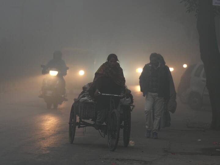 delhi weather news dense fog reduces visibility to 25 meters in delhi Delhi Weather News: घने कोहरे की चादर में लिपटी राजधानी दिल्ली, विजिबिलिटी घटकर हुई 25 मीटर