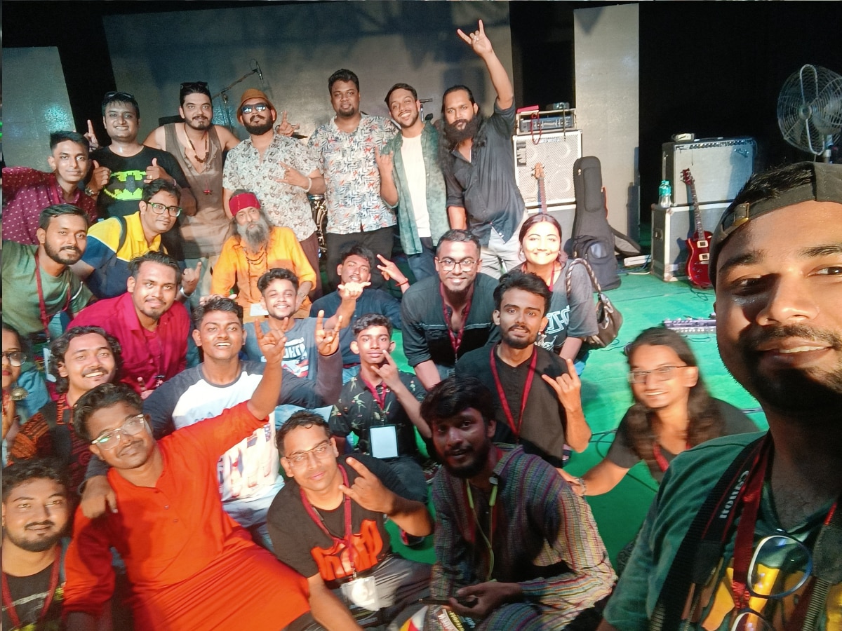 Moheen Ekhon o Bondhura' After A Performance.  (Image Source: Swatantra Kumar Deb)