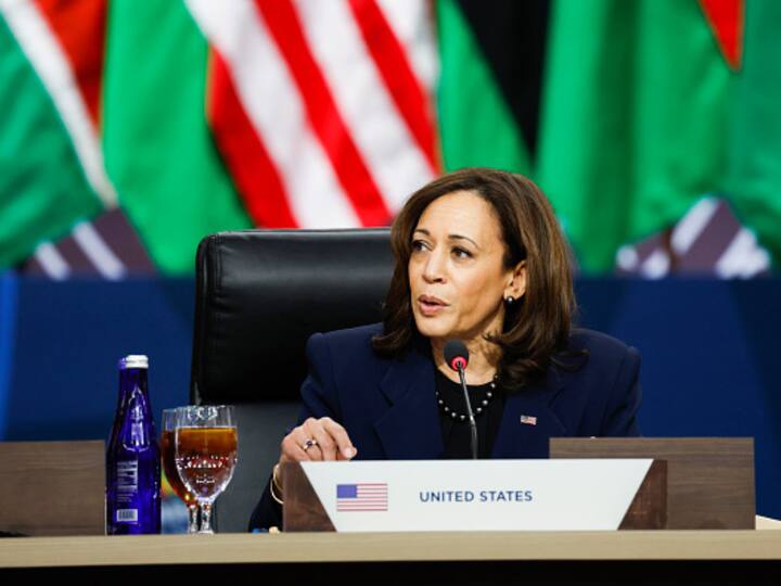Kamala Harris made history by becoming the first female Vice President of United States of America. She has Indian origins and as a child, Kamala Harris often visited her grandparents and other members of the maternal family in Tamil Nadu. (Image Source: Getty)