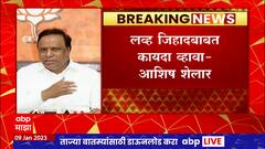 Ashish Shelar : हिरव्या मतांसाठी उद्धव ठाकरेंनी बोटचेपी भूमिका घेतली, शेलारांचा हल्लाबोल ABP Majha