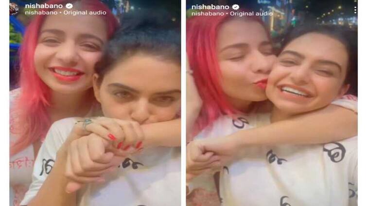 jasmine sandlas nisha bano together in goa nisha shares video with jasmine gets brutally trolled Jasmine Sandlas: ਜੈਸਮੀਨ ਸੈਂਡਲਾਸ ਨਾਲ ਵੀਡੀਓ ਸ਼ੇਅਰ ਕਰ ਬੁਰੀ ਫਸੀ ਨਿਸ਼ਾ ਬਾਨੋ, ਲੋਕਾਂ ਨੇ ਦੋਹਾਂ ਦਾ ਉਡਾਇਆ ਮਜ਼ਾਕ