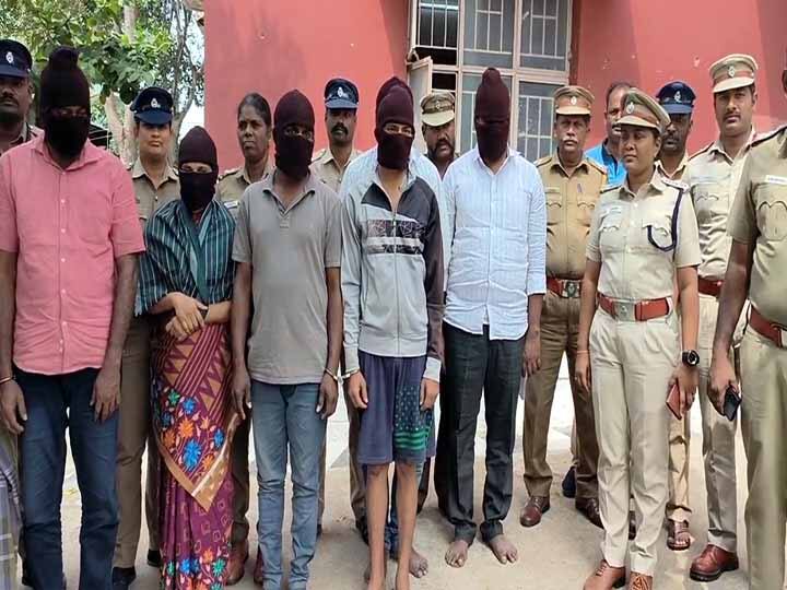 Crime: Gang of 8 arrested after entering house and robbing boys of 43 pounds worth of jewelery and 18 lakhs TNN crime:  சிறுவர்களின் கழுத்தில் கத்தியை வைத்து  நகை, பணம் கொள்ளை -  8 பேர் கைது