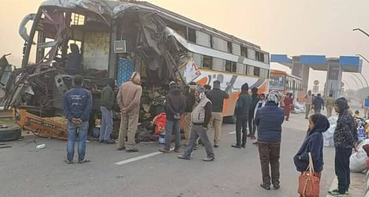 Rajkot: Nepali family met with accident in UP 5 dead on the spot including driver Rajkot: રાજકોટમાં રહેતો નેપાળી પરિવાર વતન પહોંચે તે પહેલાં જ કાળ ભેટી ગયો, UPમાં નડ્યો ગમખ્વાર અકસ્માત