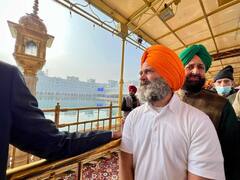 Rahul Gandhi Offers Prayers At Golden Temple As Punjab Leg Of Bharat Jodo Yatra Begins. In Pics