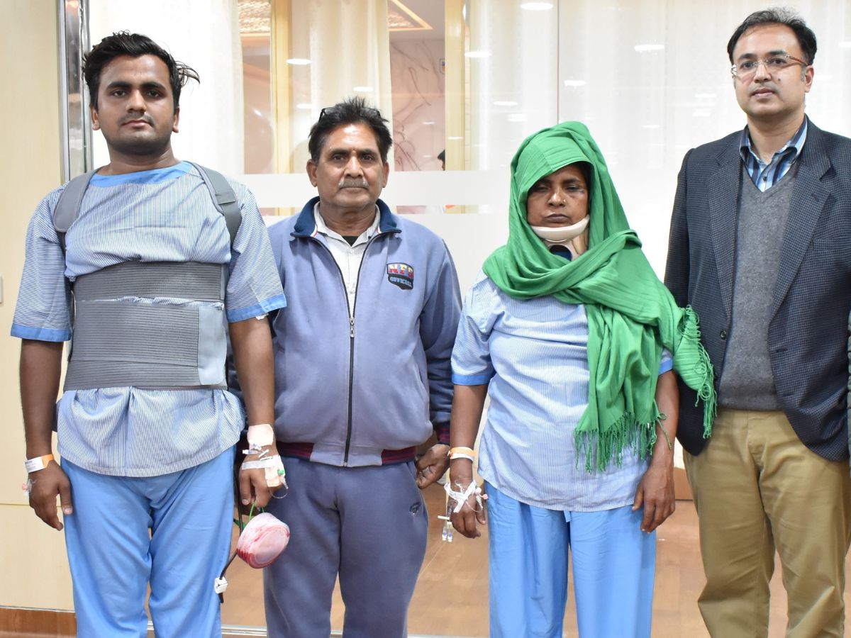 Mother-Son With Spine And Neck Broken In Accident Get New Lease Of Life After Crucial Surgery At NCR Hospital