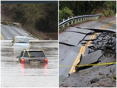 California Hit By Series Of Storms, Roads Flooded, Thousands Left Without Power. In Pics