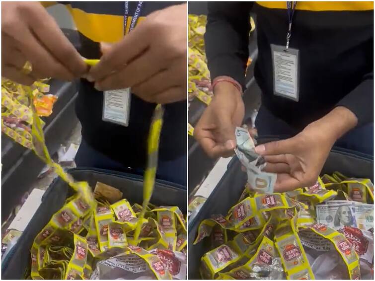Kolkata customs intercepted a passenger ecovery of US $40000 concealed inside Gutkha pouches DNN American Dollars Smuggling : గుట్కా ప్యాకెట్లలో రూ.32 లక్షల విలువైన అమెరికన్ డాలర్లు స్మగ్లింగ్