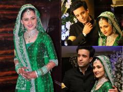 हरा जोड़ा और हीरे के गहने... अब तक की सबसे खूबसूरत दुल्हन बनी थी ये टीवी एक्ट्रेस, देखें निकाह की तस्वीरें