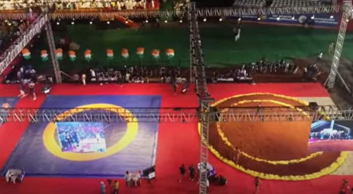 या स्पर्धेची तयारी मागील काही दिवसांपासून जोमात सुरु होती. अखेर आज या ठिकाणी पहिली कुस्ती रंगणार आहे.