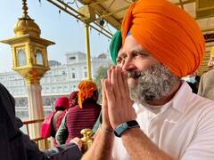 Rahul Gandhi Offers Prayers At Golden Temple As Punjab Leg Of Bharat Jodo Yatra Begins. In Pics
