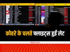 दिल्ली में शीतलहर ने तोड़ा 10 सालों का रिकॉर्ड, अब तक 200 फ्लाइट्स हुईं लेट