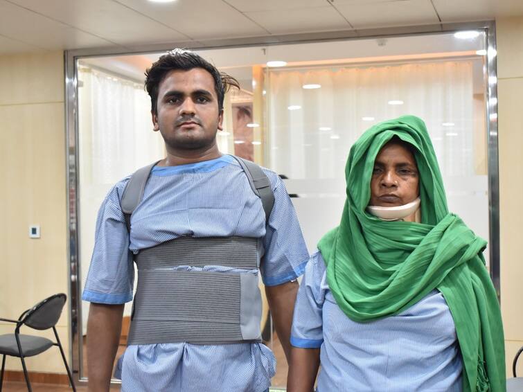 Mother-Son With Spine And Neck Broken In Accident Get New Lease Of Life After Crucial Surgery At NCR Hospital Mother-Son With Spine And Neck Broken In Accident Get New Lease Of Life After Crucial Surgery At NCR Hospital