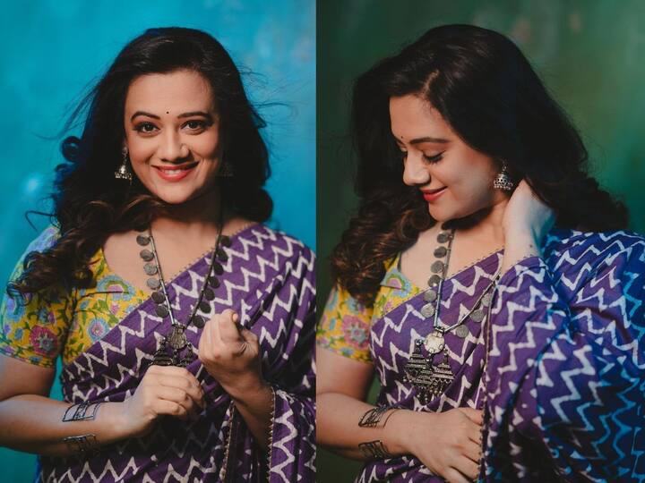 स्पृहानं  (Spruha Joshi) नुकतेच तिच्या खास लूकमधील फोटो सोशल मीडिया शेअर केले.