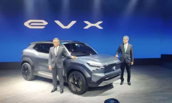 Maruti Suzuki Electric SUV EVX: ਮਰੂਤੀ ਨੇ ਆਪਣੀ ਪਹਿਲੀ ਇਲੈਕਟ੍ਰਿਕ ਕਾਂਸੈਪਟ ਕਾਰ SUV EVX ਦੇ ਨਾਲ Expo ਵਿੱਚ ਧਮਾਕੇਦਾਰ ਐਂਟਰੀ ਕੀਤੀ। ਕੰਪਨੀ ਇਸ ਇਲੈਕਟ੍ਰਿਕ SUV ਨੂੰ 2025 ਤੱਕ ਭਾਰਤ ਦੀ ਸੜਕਾਂ 'ਤੇ ਉਤਾਰੇਗੀ