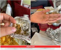 फ्लाइट के खाने में मिला पत्थर का टुकड़ा... कंपनी ने दिया ये जवाब!