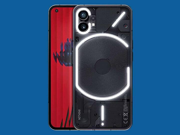 Nothing Phone (1) (Rs 27,499): The Phone (1) received a lot of attraction for its semi-transparent and LED-Laden back. Along with a very good AMOLED display, the set also supports wireless charging. And it comes with two rear cameras with 50-megapixel sensors. (Image: Nothing)