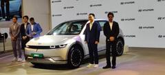 Auto Expo 2023: Hyundai च्या आलिशान IONIQ 5, IONIQ 6 इलेक्ट्रिक कार  सादर, पाहा फोटो