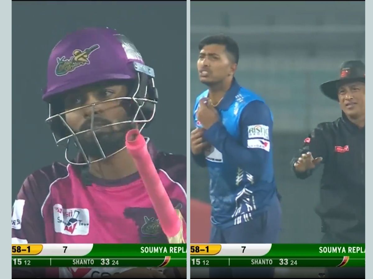 WATCH Towhid Hridoy, Soumya Sarkar Get Engaged In Argument During BPL Match After Umpire Signals Dead Ball