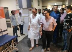 PHOTO: औरंगाबादच्या विमानतळावर उतरताच अजित पवार थेट सिग्मा रुग्णालयात