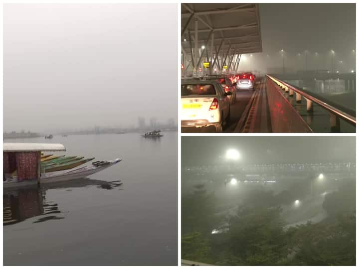 Srinagar recorded sub-zero temperatures on Wednesday, meanwhile, several flights were delayed in Delhi due to thick fog.