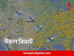 খাঁ খাঁ করছে আকাশ, স্তব্ধ বিমান বন্দরগুলি, উড়ান বিভ্রাটে বেনজির পরিস্থিতি আমেরিকায়
