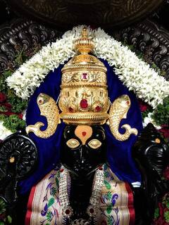 PHOTO : बार्शीचे ग्रामदैवत श्री भगवंताला एक किलोचा सुवर्ण मुकुट