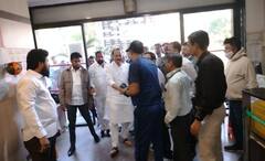 PHOTO: औरंगाबादच्या विमानतळावर उतरताच अजित पवार थेट सिग्मा रुग्णालयात