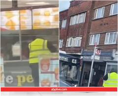 बीच सड़क बस रोक कर चिकन लेने पहुंचा ड्राइवर, ऐसा नजारा कम ही देखने को मिलता है