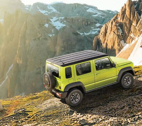 ऑफरोडिंग रस्त्यांचा विचार करत जिम्नी तयार करण्यात आली आहे.