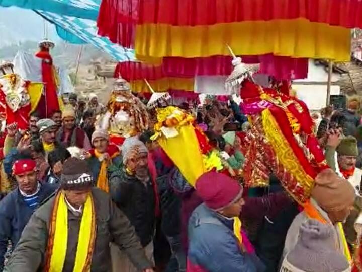 Uttarkashi Sadhvi Dudhyadi Devi Warmly Welcomed By Devotees In Brahmapuri ANN Uttarakhand News: 12 साल की तपस्या के बाद दर्शन के लिए बाहर निकलीं दुध्याड़ी देवी, भक्तों ने किया भव्य स्वागत