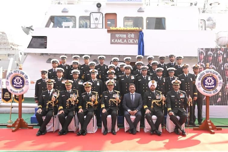 ICG Fast Patrol Vessel ‘Kamla Devi’ Equipped With Medak Cannon, SRCG Commissioned In Kolkata ICG Fast Patrol Vessel ‘Kamla Devi’ Equipped With Medak Cannon, SRCG Commissioned In Kolkata