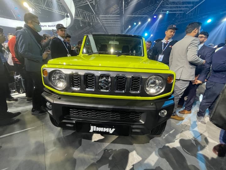 What distinguishes the Jimny 5-door from the other Maruti cars is the AllGrip Pro 4WD. This is a much more off-road-oriented system over the Grand Vitara which is an AWD but not 4WD. The 4WD has a low ratio option or a 4H or four high. Image Source: Somnath Chatterjee