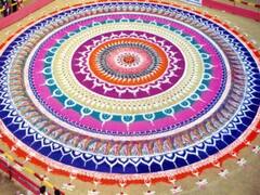 Pongal 2023 : இந்த பொங்கலுக்கு உங்கள் இல்லத்தை வண்ணமயமாக்கும் ரங்கோலி கோலங்கள்!